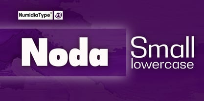 Noda Small Font Poster 1