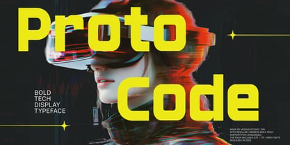 Proto Code Font Poster 1