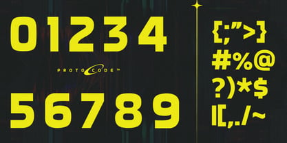 Proto Code Font Poster 3