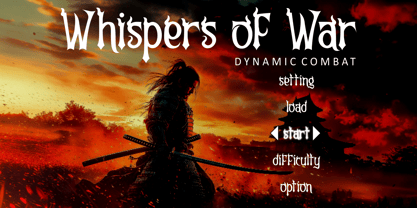 Ruin Themed Font Poster 2