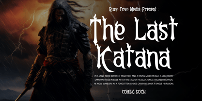 Ruin Themed Font Poster 3