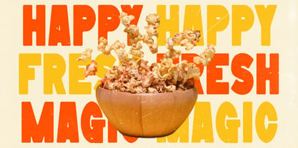 Jumbo Popcorn Font Poster 2