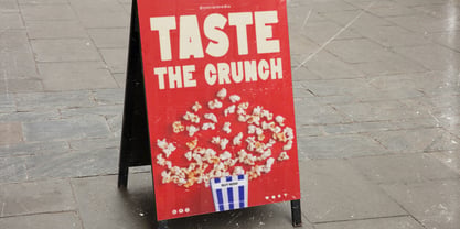 Jumbo Popcorn Font Poster 4