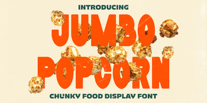 Jumbo Popcorn Font Poster 1