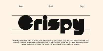 Gagire Font Poster 8