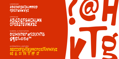 Claping Ballon Font Poster 7