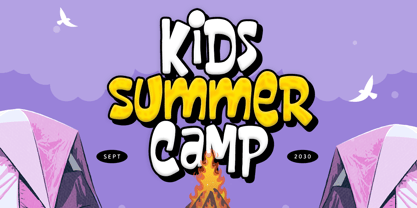 Claping Ballon Font Poster 2