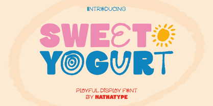 Sweet Yogurt Font Poster 1