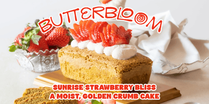 Sweet Yogurt Font Poster 4