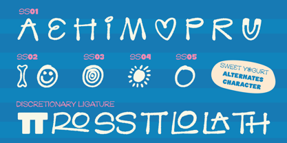 Sweet Yogurt Font Poster 10