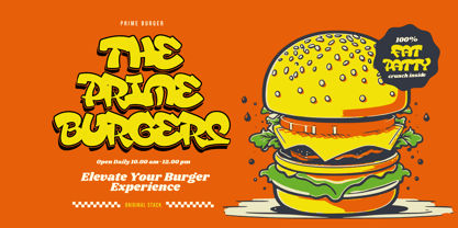Backlane Font Poster 6