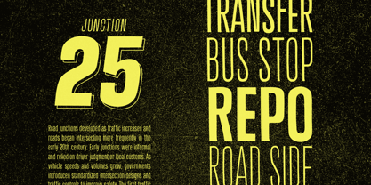 Off Ramp Font Poster 10