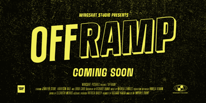 Off Ramp Font Poster 11