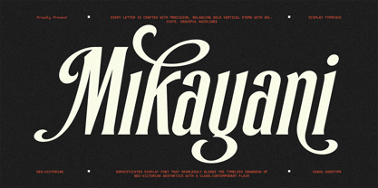 Mikayani Font Poster 1