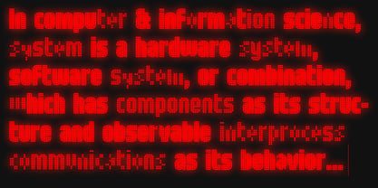 Systm Hybrid Reverse Font Poster 2