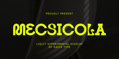 Mecsicola Font Poster 1