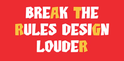 Riot Shard Font Poster 2