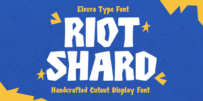 Riot Shard Font Poster 1