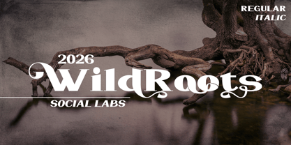 WildRoots Font Poster 1