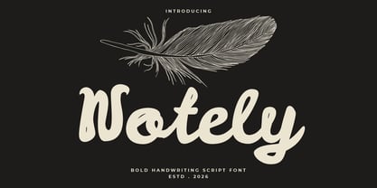 Notely Font Poster 1