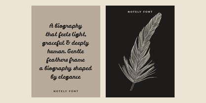 Notely Font Poster 4