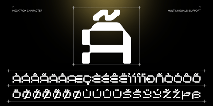 Megatrox Font Poster 15