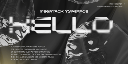 Megatrox Font Poster 3