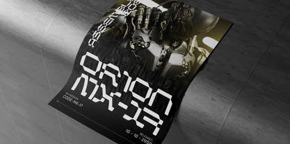 Megatrox Font Poster 4