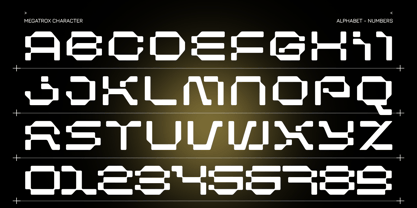 Megatrox Font Poster 13
