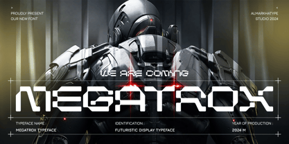 Megatrox Font Poster 1