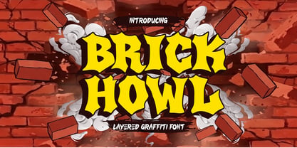 Brick Howl Font Poster 1