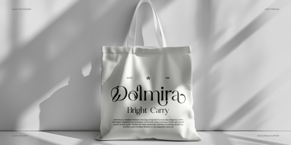 Dolmira Font Poster 4