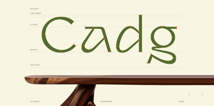UT Cadiro Font Poster 10