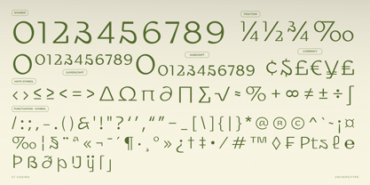 UT Cadiro Font Poster 7
