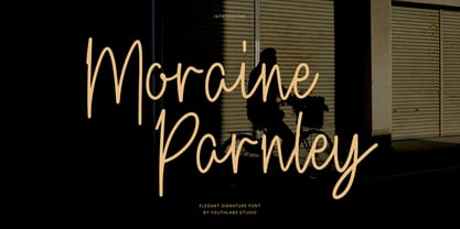 Moraine Parnley Font Poster 1