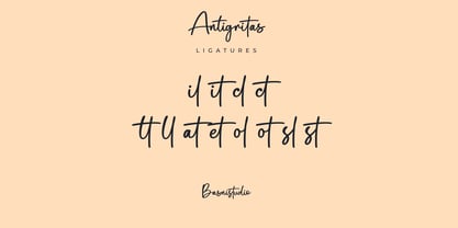 Antigritas Font Poster 11