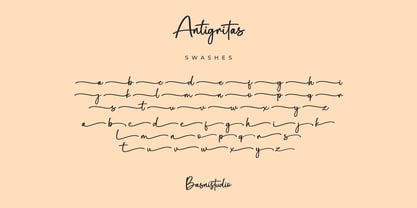 Antigritas Font Poster 10