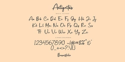 Antigritas Font Poster 9