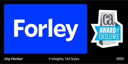 Forley Font Poster 10