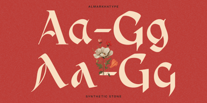 Synthetic Stone Font Poster 2