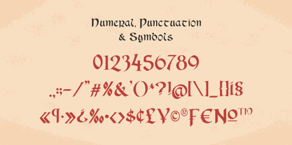Synthetic Stone Font Poster 9