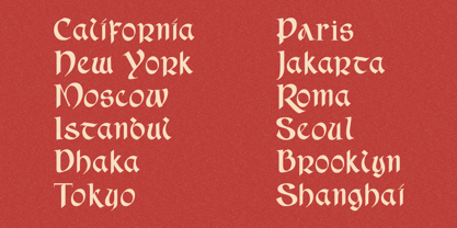 Synthetic Stone Font Poster 5