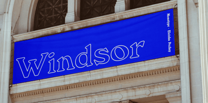 Windsor Font Poster 1