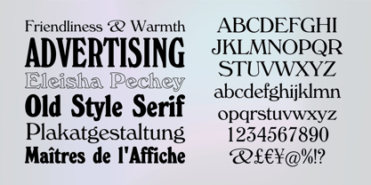 Windsor Font Poster 3