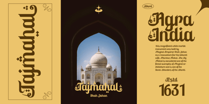 Ruhia Arabic Font Poster 7