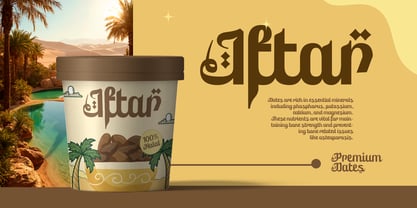 Ruhia Arabic Font Poster 3