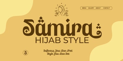 Ruhia Arabic Font Poster 2