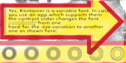 Kontainer Font Poster 2