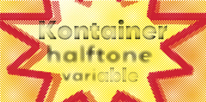Kontainer Font Poster 1