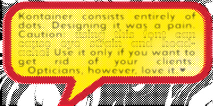 Kontainer Font Poster 3